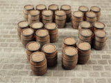 Large Wooden Barrels - Bundle