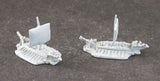 New Kingdom Egyptian war boats x 2