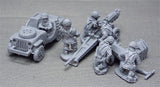 Airbourne Jeep & 75mm Pack Howitzer & Crew