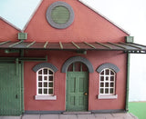 Single Storey Low-Relief Warehouse Facade Set