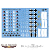 ZG 26  Horst Wessel (Me 410) decal sheet